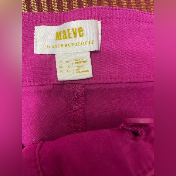 Maeve by Anthropologie The Colette Sailor Pink Shorts size 14 - Picture 3 of 5
